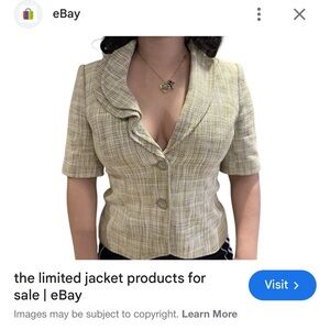 Limited tweed short sleeve suitcoat